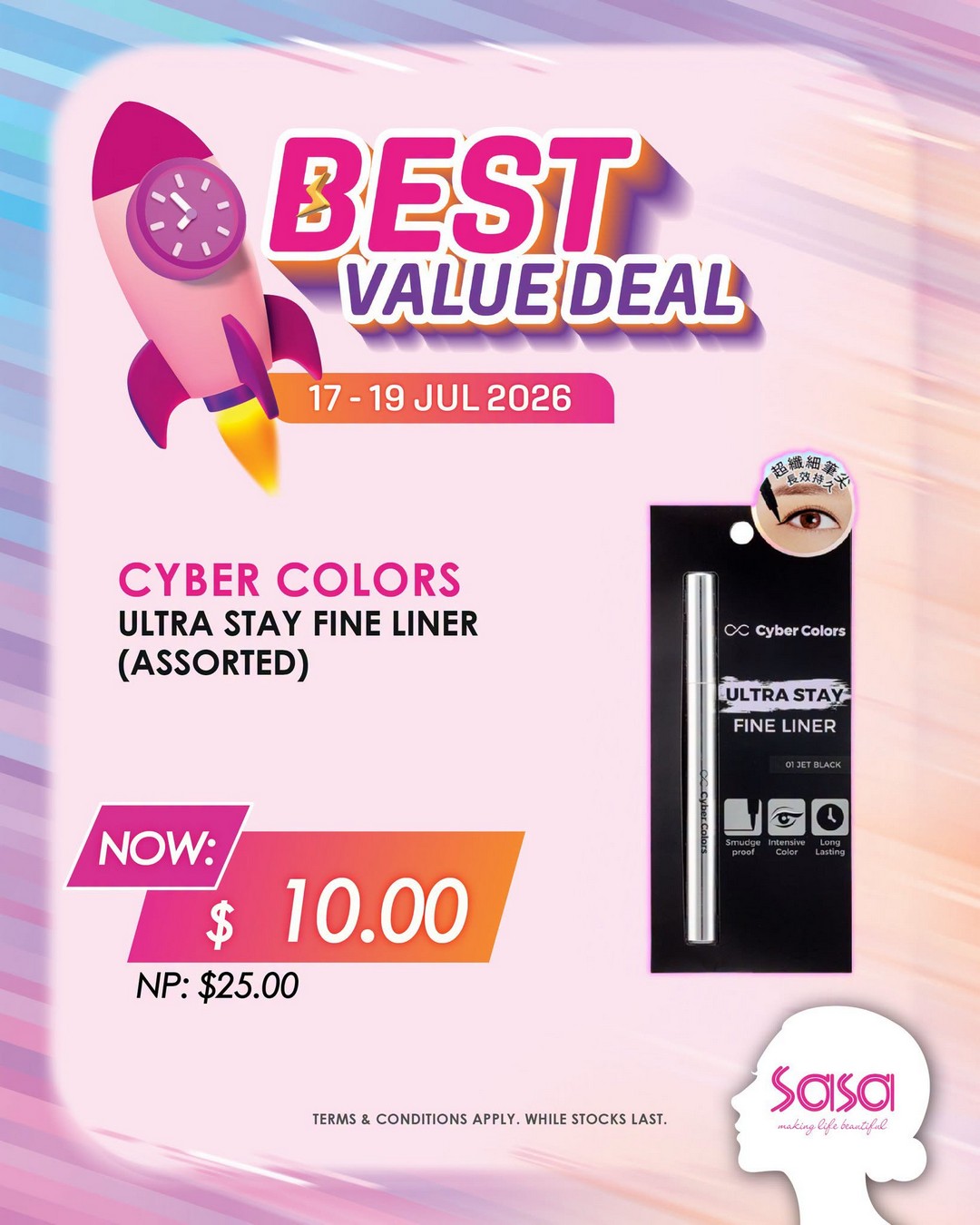 SaSa-Singapore-Best-Buy-Beauty-Promotion-8-1 17-19 July 2026: SaSa Singapore Best Buy Beauty Promotion – Enjoy Up to 60% OFF In-Store Beauty Deals and Weekend Savings