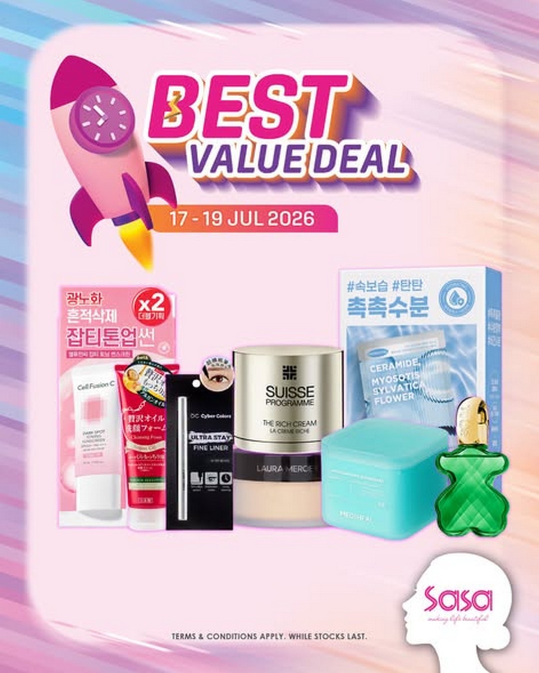 SaSa-Singapore-Best-Buy-Beauty-Promotion-9 17-19 July 2026: SaSa Singapore Best Buy Beauty Promotion – Enjoy Up to 60% OFF In-Store Beauty Deals and Weekend Savings
