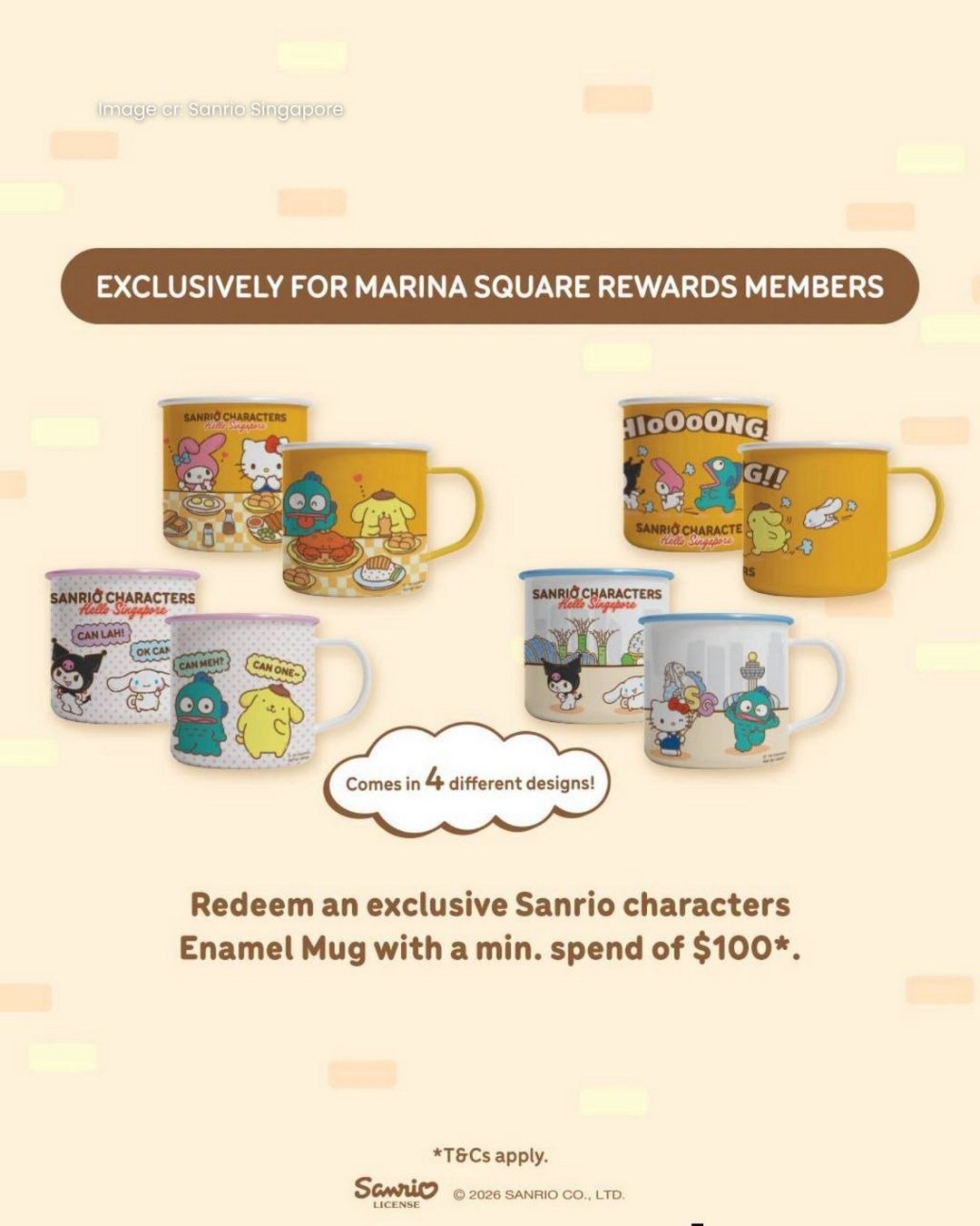 Sanrio-Hello-Singapore-at-Marina-Square-1 17 July–16 August 2026: Sanrio Hello Singapore at Marina Square – Exclusive National Day Merchandise, Pop-Up Store, Lucky Draw & Promotion