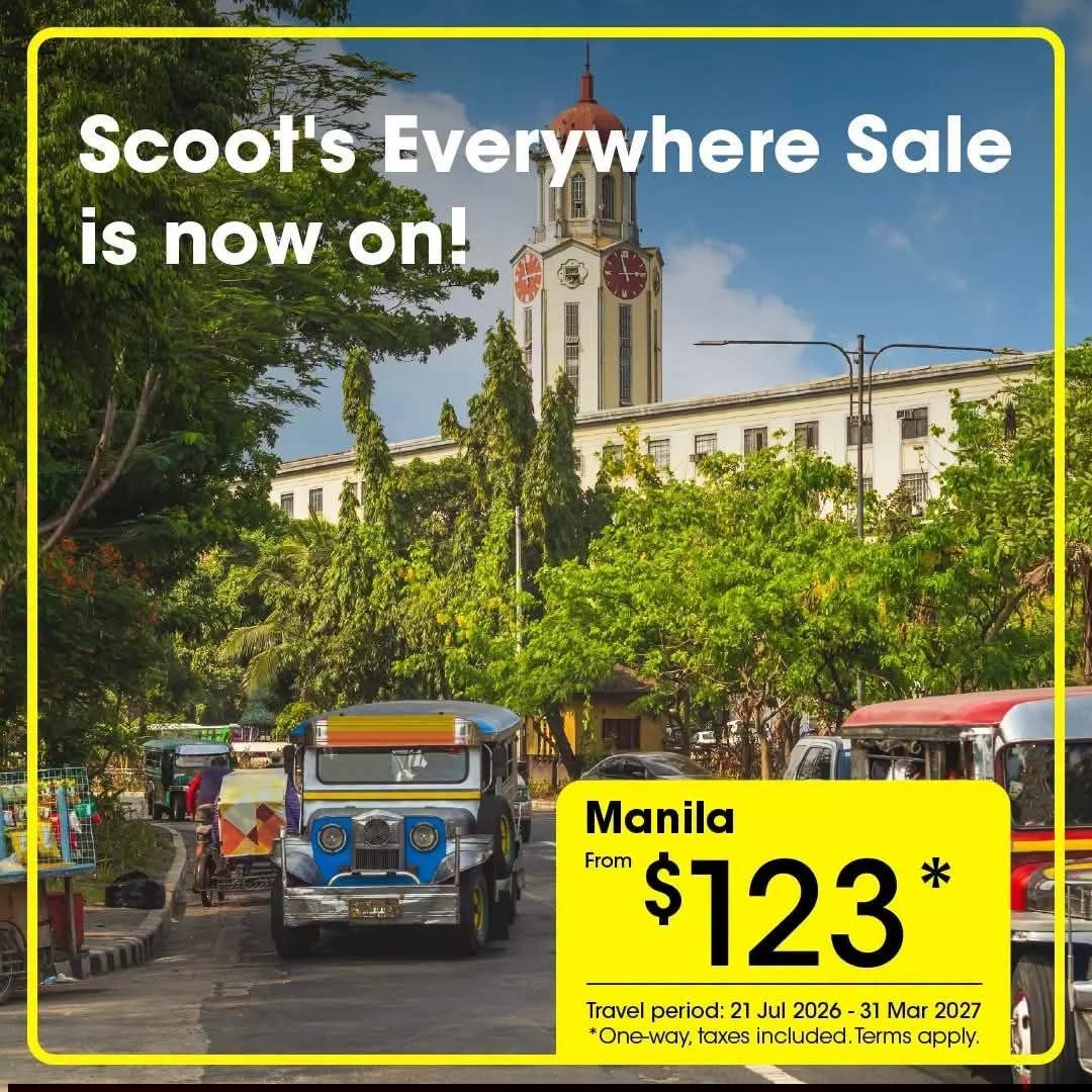 Scoot-Flash-Sale-Promotion-–-One-Way-Airfares-from-Just-79-to-Asia-Australia-2 Now till 12 July 2026: Scoot Flash Sale Promotion – One-Way Airfares from Just $79 to Asia & Australia, Limited-Time Travel Deals Until March 2027
