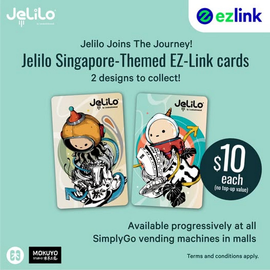 SimplyGo-Singapore-Jelilo-Singapore-Themed-EZ-Link-Card-Promotion 10 July 2026 onwards: SimplyGo Singapore Jelilo Singapore-Themed EZ-Link Card Promotion – Limited Edition Collectible Cards Available at SimplyGo Vending Machines
