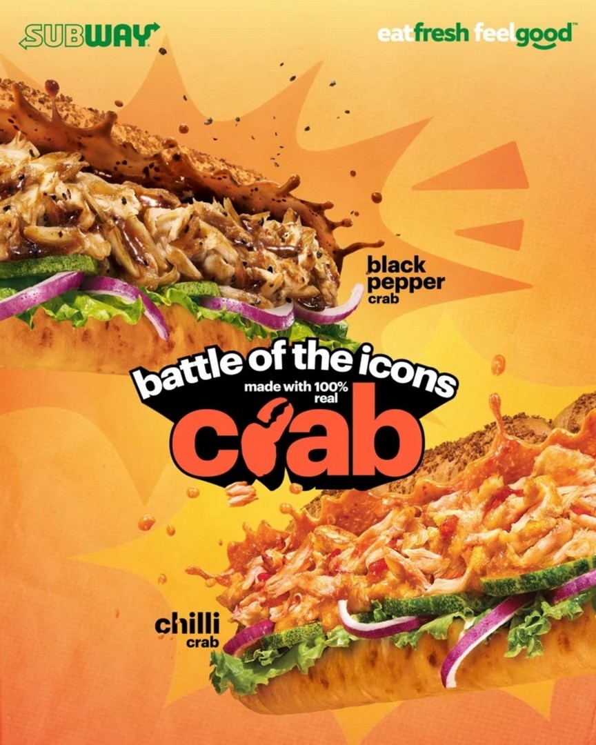 Subway-Singapore-Chilli-Crab-Black-Pepper-Crab-Sub-Promotion 22 July – 1 September 2026: Subway Singapore Chilli Crab & Black Pepper Crab Sub Promotion – Vote, Enjoy Limited-Time Flavours and Win Exciting Prizes