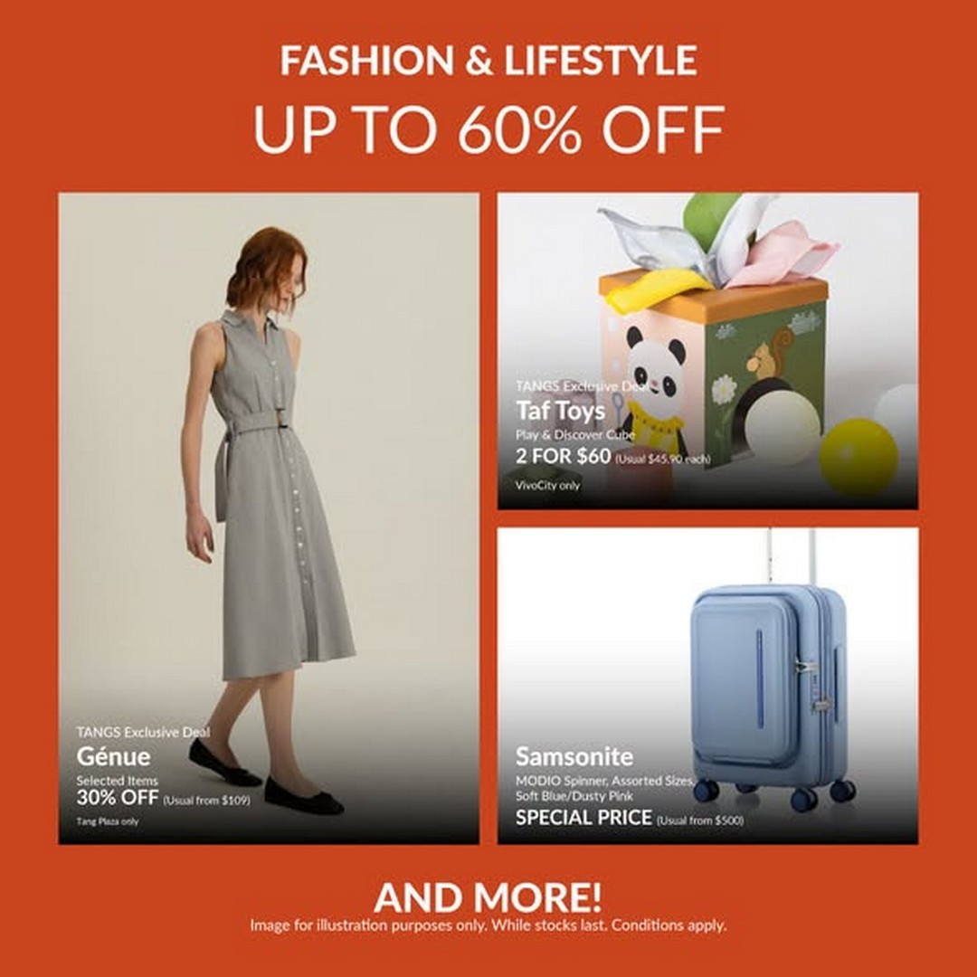 TANGS-Singapore-Summer-Sale-Promotion-2 Now Till 26 July 2026: TANGS Singapore Summer Sale Promotion, Enjoy Up To 60% OFF Fashion, Home, Beauty & More Savings In Stores And Online
