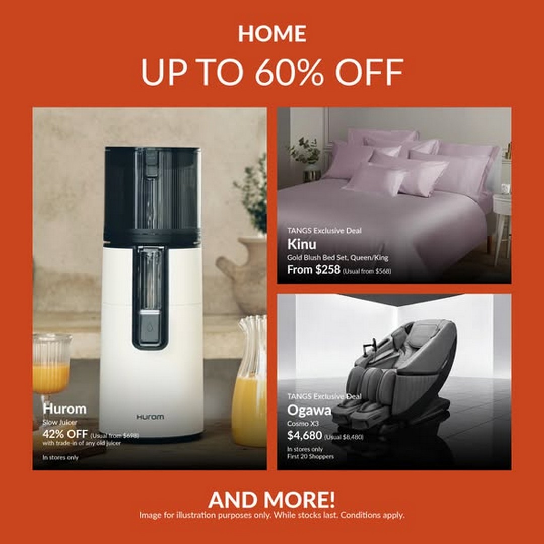 TANGS-Singapore-Summer-Sale-Promotion-3 Now Till 26 July 2026: TANGS Singapore Summer Sale Promotion, Enjoy Up To 60% OFF Fashion, Home, Beauty & More Savings In Stores And Online