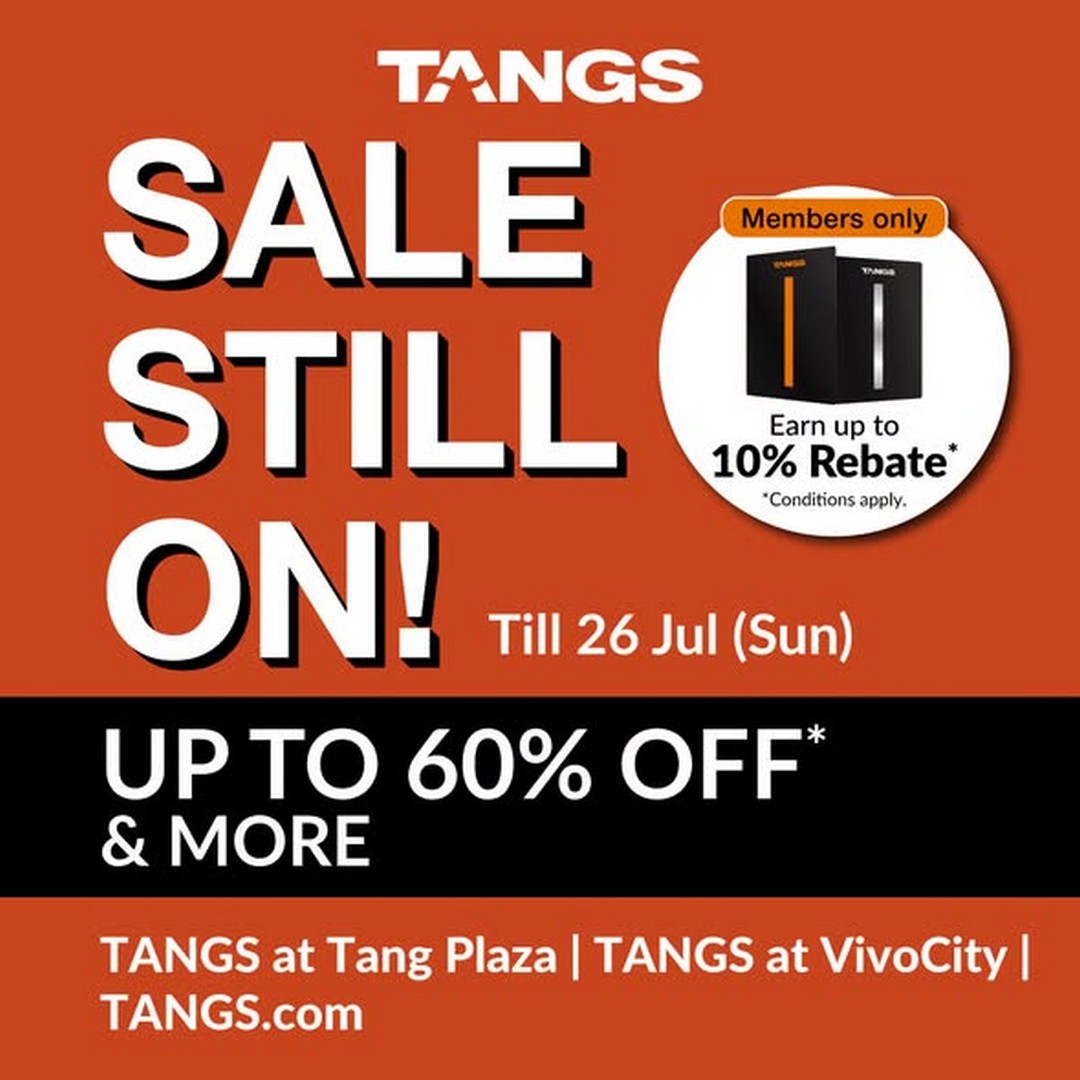 TANGS-Singapore-Summer-Sale-Promotion Now Till 26 July 2026: TANGS Singapore Summer Sale Promotion, Enjoy Up To 60% OFF Fashion, Home, Beauty & More Savings In Stores And Online