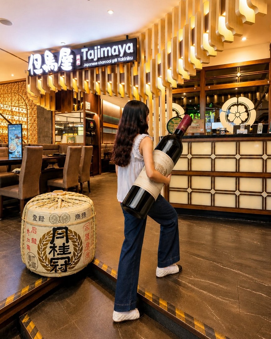 Tajimaya-Yakiniku-Singapore-BYOB-Promotion 7 July-31 October 2026: Tajimaya Yakiniku Singapore BYOB Promotion – First Bottle FREE for Every 2 Diners at Great World and VivoCity