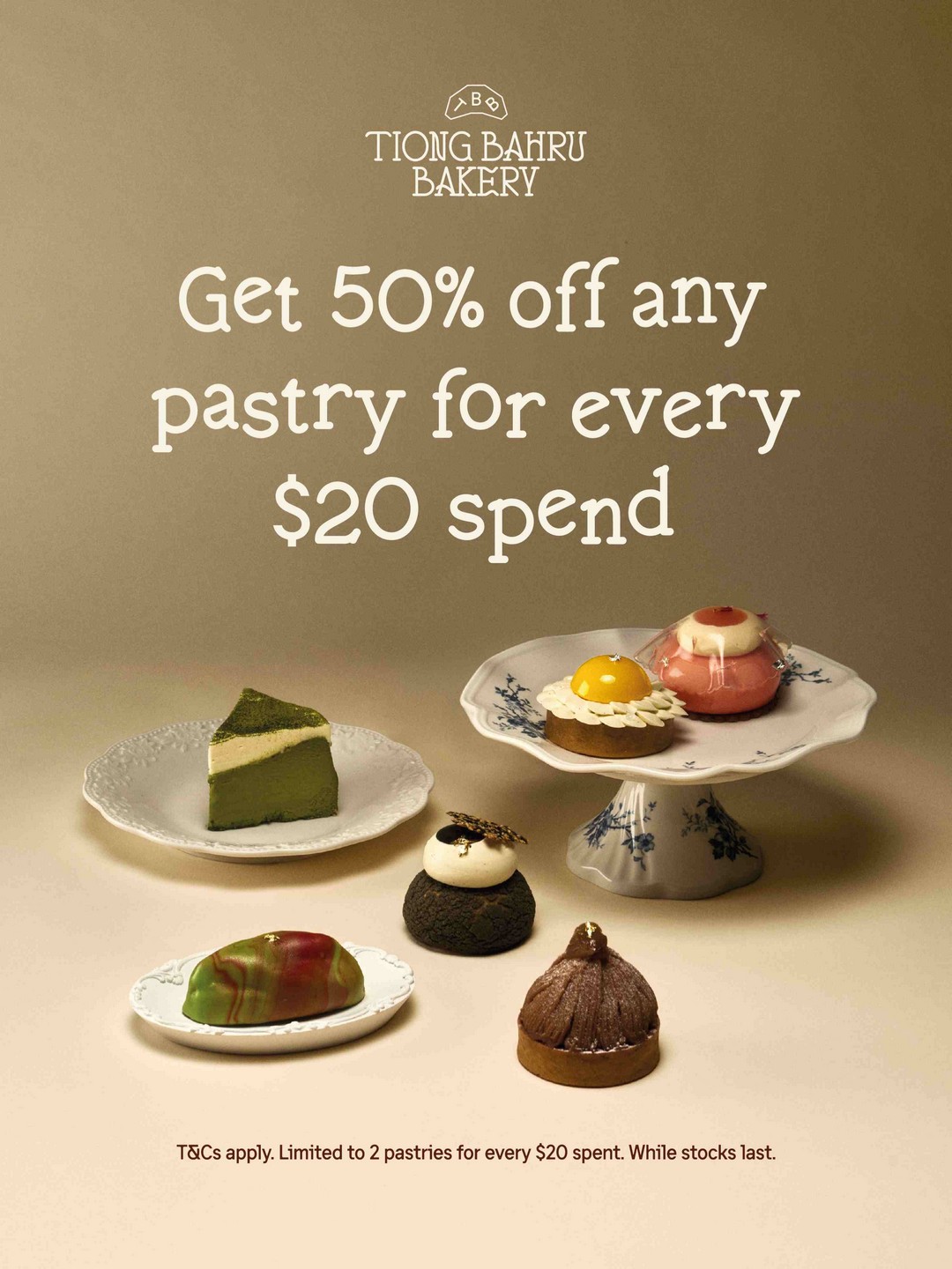 Tiong-Bahru-Bakery-50-Off-Pastry-Promotion 10 July-20 August 2026: Tiong Bahru Bakery 50% Off Pastry Promotion – Enjoy Half-Price Pastries with $20 Spend in Singapore