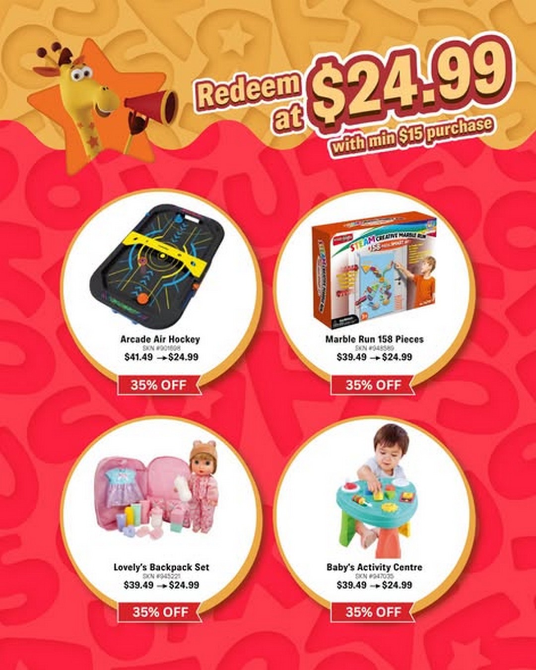 Toys-R-Us-Singapore-Monthly-Redemption-Deals-Promotion-2 Now till 3 August 2026: Toys"R"Us Singapore Monthly Redemption Deals Promotion – Spend $15 and Unlock Up to 40% OFF Selected Toys and Collectibles