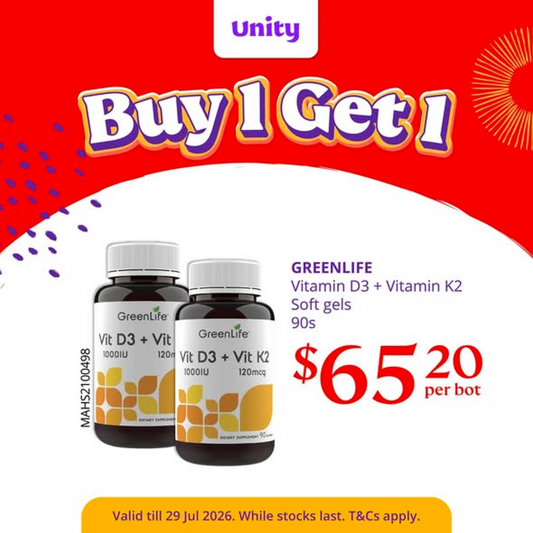 Unity-Pharmacy-Health-Wellness-Promotion-1 Now Till 29 July 2026: Unity Pharmacy Health & Wellness Promotion: Save Up To 50% On Supplements, Personal Care Essentials And More Deals