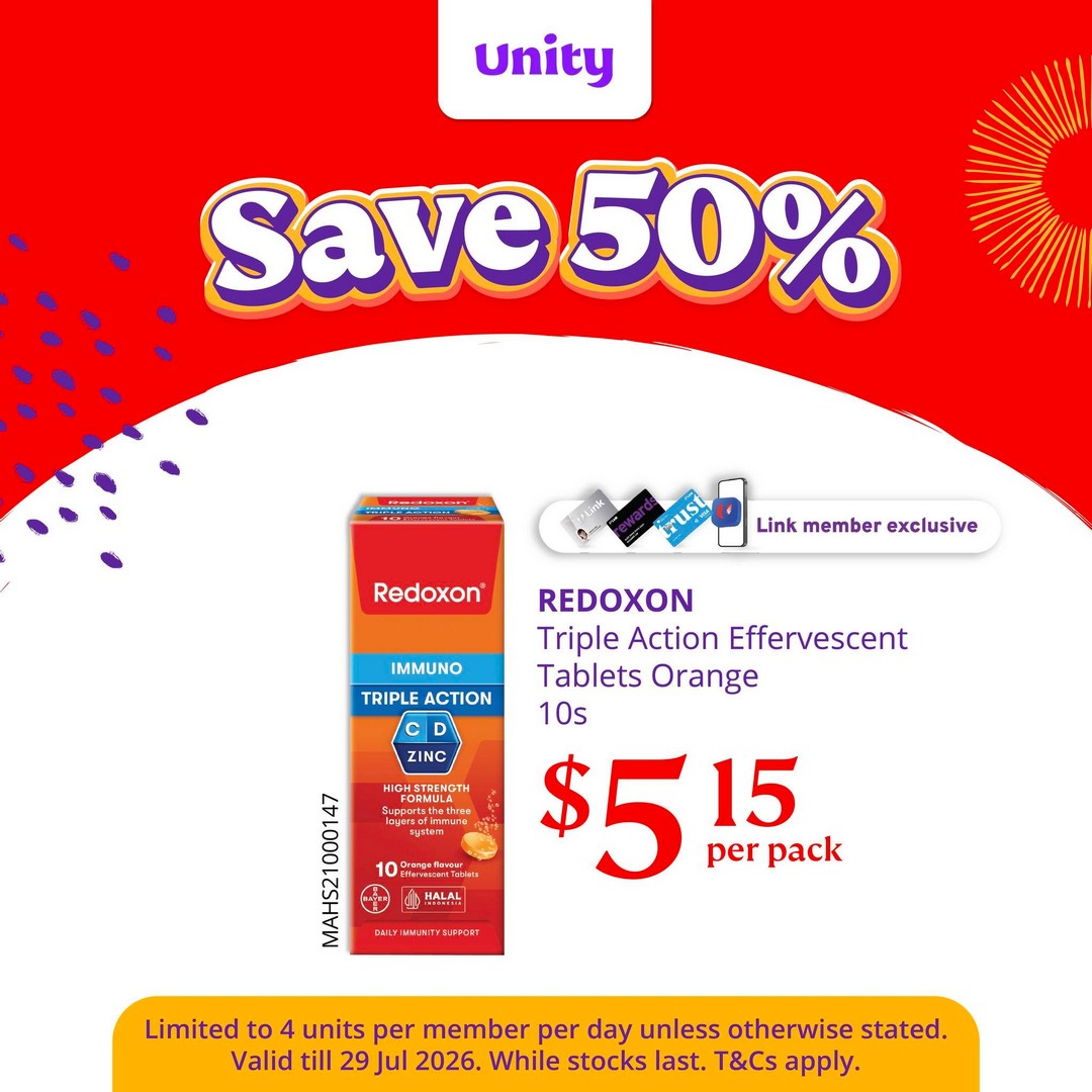 Unity-Pharmacy-Health-Wellness-Promotion-8 Now Till 29 July 2026: Unity Pharmacy Health & Wellness Promotion: Save Up To 50% On Supplements, Personal Care Essentials And More Deals