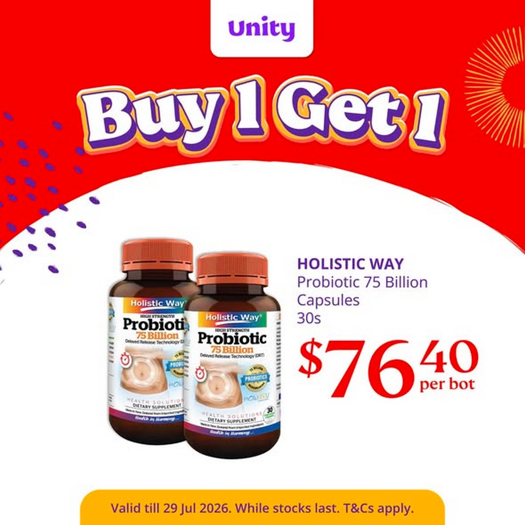 Unity-Pharmacy-Health-Wellness-Promotion Now Till 29 July 2026: Unity Pharmacy Health & Wellness Promotion: Save Up To 50% On Supplements, Personal Care Essentials And More Deals