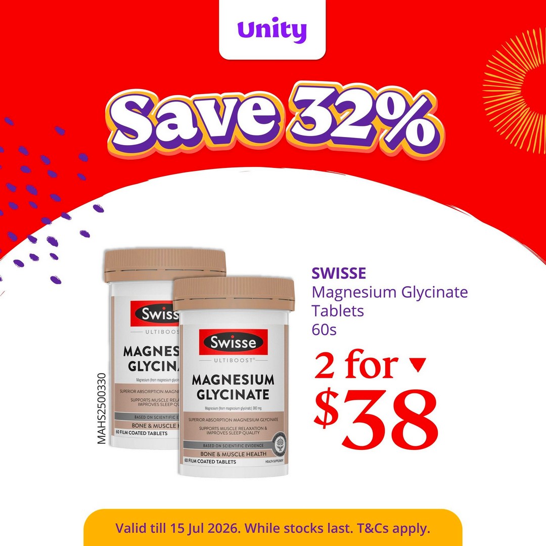 Unity-Pharmacy-Weekly-Health-Wellness-Promotion-7 Now till 15 July 2026: Unity Pharmacy Weekly Health & Wellness Promotion – Save Up to 50% on Vitamins, Skincare, Eye Care and Everyday Essentials Across Singapore