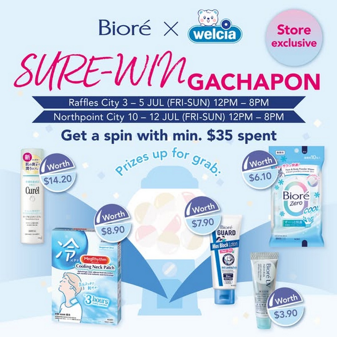 Welcia-Singapore-Biore-July-Promotion-–-Enjoy-Up-to-30-OFF 1 – 31 July 2026: Welcia Singapore Biore July Promotion – Enjoy Up to 30% OFF Biore Skincare, Free Gifts and Limited-Time Beauty Deals