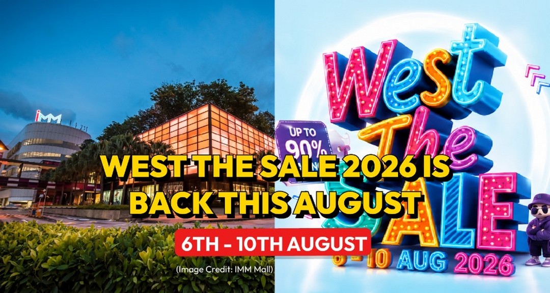 West-The-Sale-at-IMM-Westgate 6-10 August 2026: West The Sale at IMM & Westgate: Up to 90% Off Shopping Promotion with Exclusive Rewards and National Day Deals