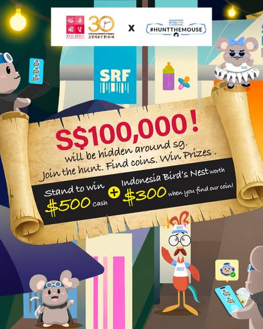 Yue-Hwa-Chinese-Products-Singapore-Great-Coin-Hunt-Giveaway 13 July 2026 onwards: Yue Hwa Chinese Products Singapore Great Coin Hunt Giveaway – Win $500 Cash and a Premium Bird's Nest Prize in Chinatown