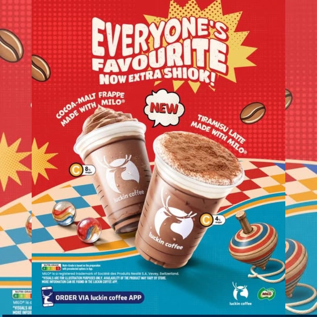 luckin-coffee-Singapore-National-Day-Promotion 29 July 2026 onwards: luckin coffee Singapore: National Day Promotion Featuring Limited Edition MILO Collaboration Drinks