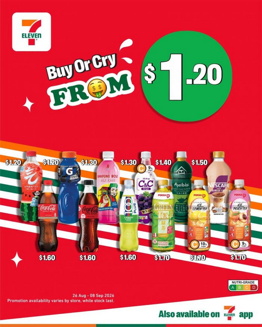 7-Eleven-Singapore-Must-Buy-Lobang-Promotion-3 26 August-8 September 2026: 7-Eleven Singapore Must Buy Lobang Promotion: Drinks From $1 Across Participating Stores