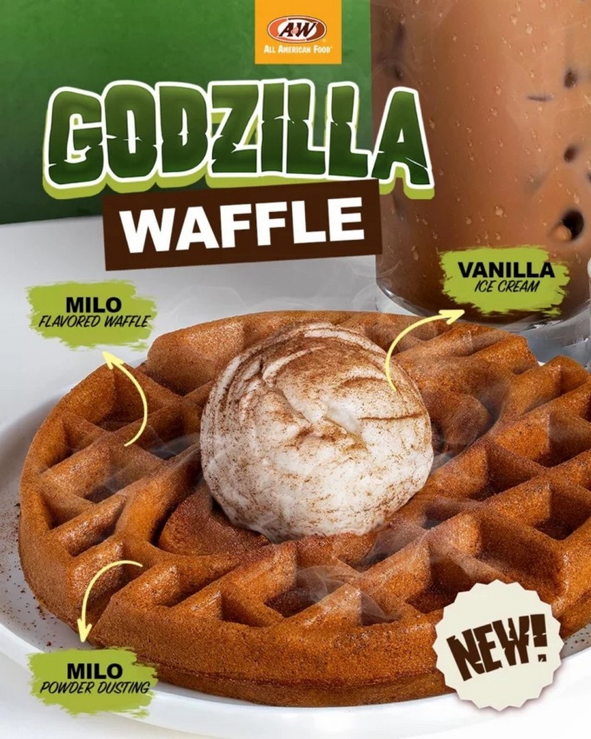 AW-Singapore-Godzilla-Waffle-Promotion-with-Milo-Flavoured 11-31 August 2026: A&W Singapore: Godzilla Waffle Promotion with Milo-Flavoured Waffle, Vanilla Ice Cream and Milo Dusting