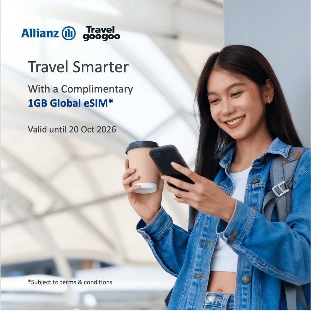 Allianz-Travel-Free-1GB-Global-eSIM-with-Eligible-Travel 3-20 August 2026: Allianz Travel: Free 1GB Global eSIM with Eligible Travel Insurance Purchase: Singapore Promotion