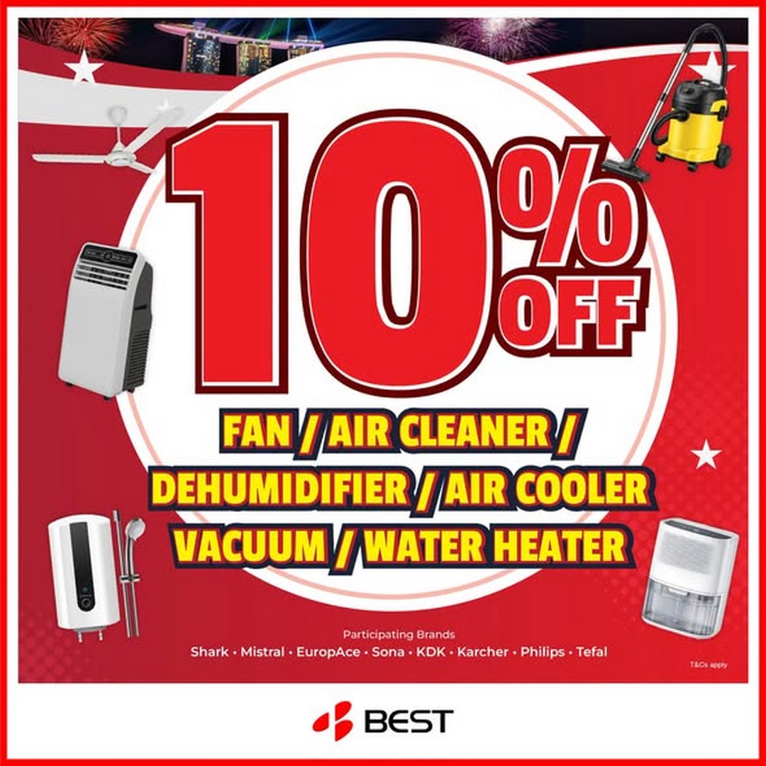 BEST-Denki-Singapore-10-OFF-Selected-Kitchen-Appliances-2 Now Till 10 August 2026: BEST Denki Singapore: 10% OFF Selected Kitchen Appliances, Beauty Care Products and Home Essentials Promotion