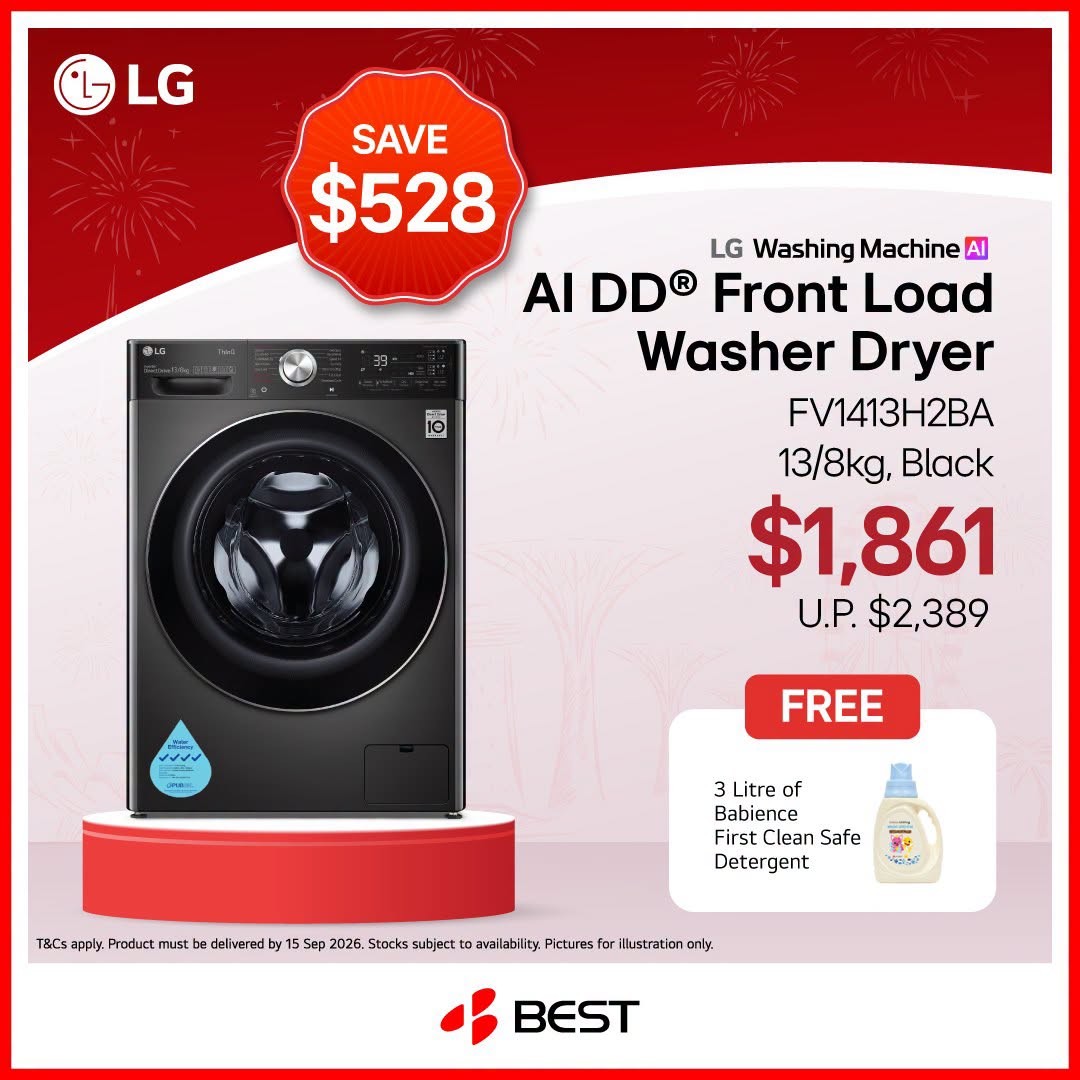 BEST-Denki-Singapore-LG-National-Day-Promotion-5 24 July-31 August 2026: BEST Denki Singapore LG National Day Promotion, Enjoy Up to 22% Savings, Free Gifts and Home Appliance Deals
