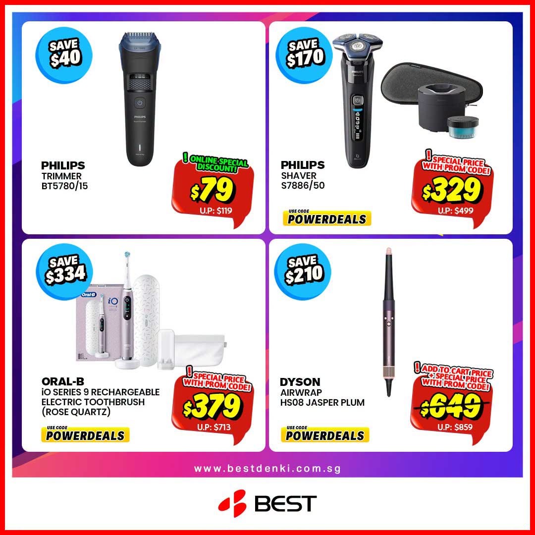 BEST-Denki-Singapore-Up-to-70-Off-Online-Exclusive-Sale-4 14 August 2026 onwards: BEST Denki Singapore: Up to 70% Off Online Exclusive Sale with Extra $250 Off Power Deals