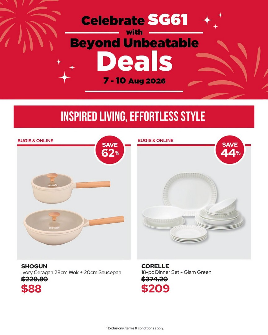BHG-Singapore-Weekend-Member-Promotion-10 7–10 August 2026: BHG Singapore Weekend Member Promotion at BHG Bugis – Enjoy 20% Off, Double Member Points, Flash Deals and Exclusive Rewards