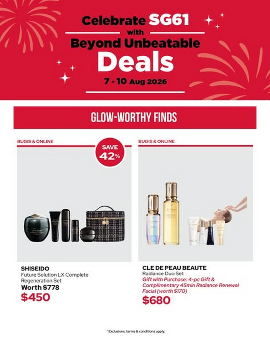 BHG-Singapore-Weekend-Member-Promotion-3 7–10 August 2026: BHG Singapore Weekend Member Promotion at BHG Bugis – Enjoy 20% Off, Double Member Points, Flash Deals and Exclusive Rewards