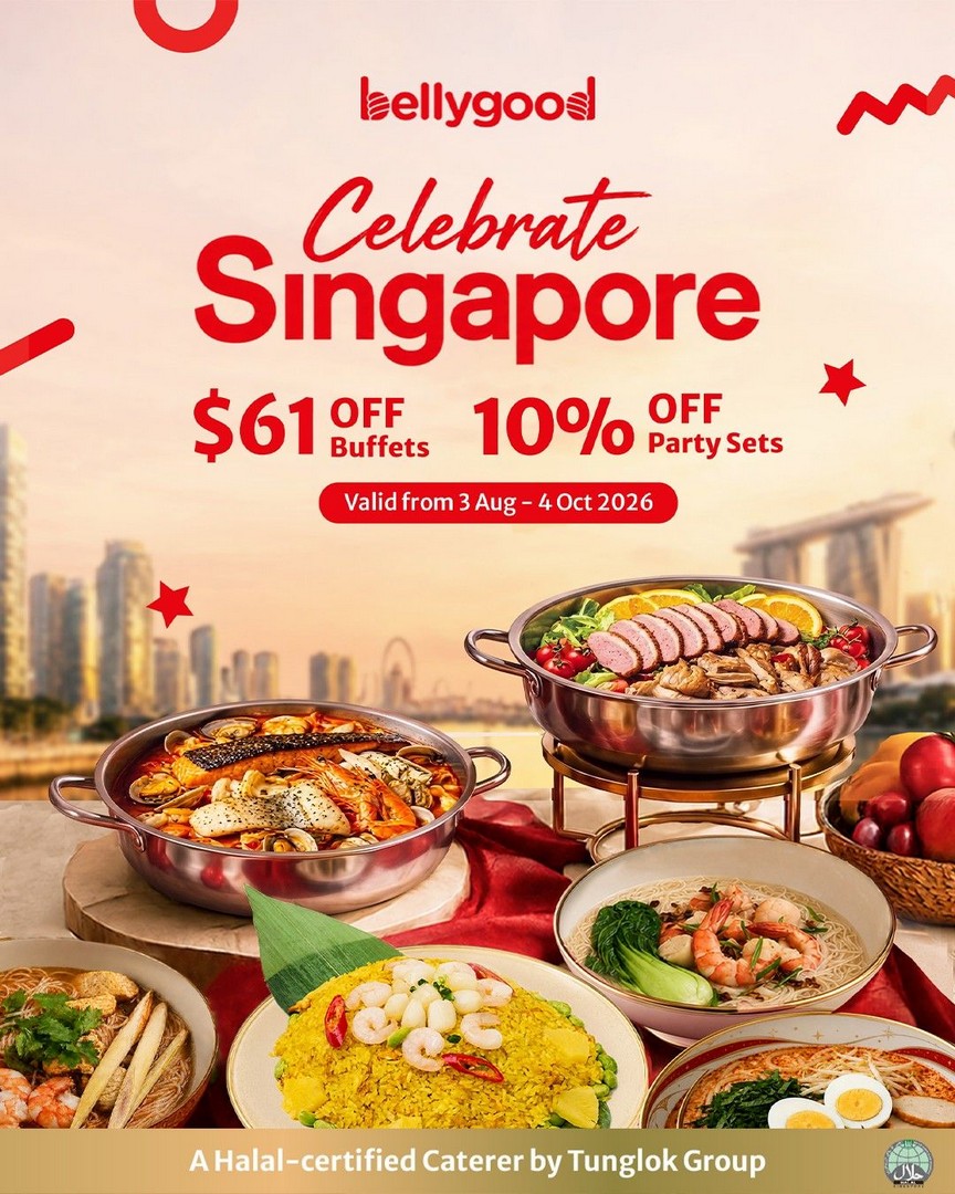 BellyGood-Caterer-Singapore-National-Day-Promotion 3 August-4 October 2026: BellyGood Caterer Singapore National Day Promotion: Get $61 Off Buffet Menus and 10% Off Party Sets for Celebrations