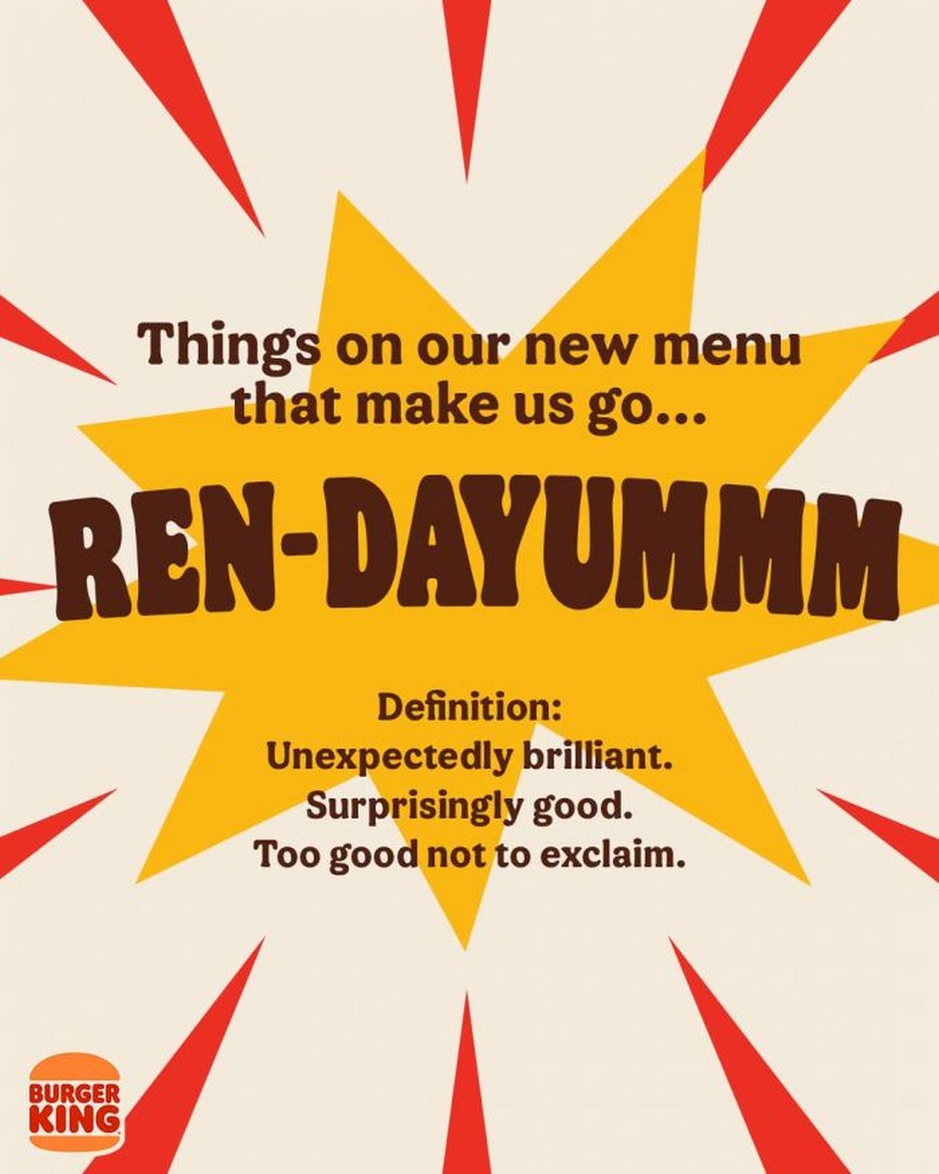 Burger-King-Singapore-REN-DAYUMMM-Promotion 4 August 2026 onwards: Burger King Singapore REN-DAYUMMM Promotion: New Menu Items Featuring Mozzarella Cheese Stick, Yuzu Cheesecake and Choco Malt Cone