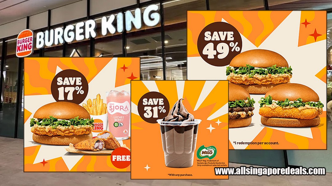 Burger-King-Singapore-Up-to-49-Off-Buttermilk-Burger-Deals 17 August-6 September 2026: Burger King Singapore: Up to 49% Off Buttermilk Burger Deals with $4.50 Burger, Free Taro Pie and $2 Choco Malt Sundae Promotion