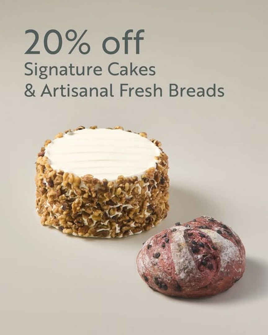 Cedele-20-Off-Signature-Cakes-Artisanal-Fresh-Bread-Online 31 August-6 September 2026: Cedele: 20% Off Signature Cakes & Artisanal Fresh Bread Online Promotion