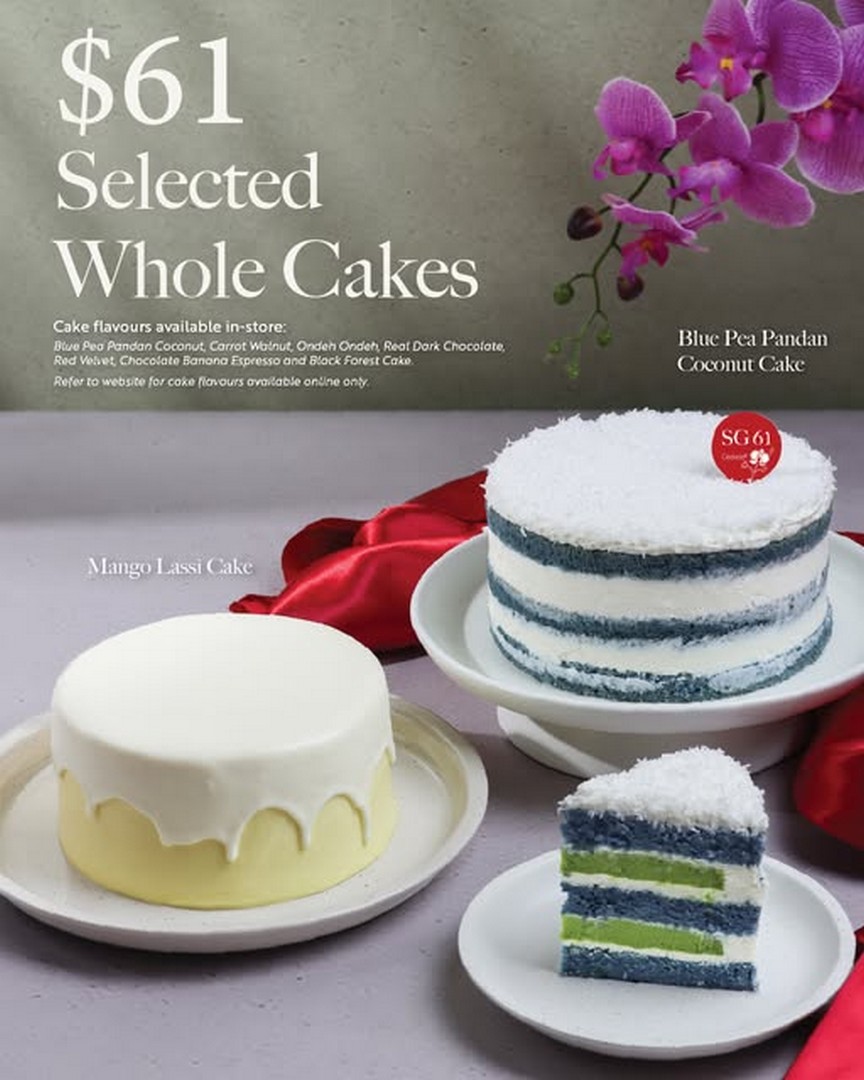 Cedele-SG61-7-Inch-Whole-Cakes-Promotion 3-9 August 2026: Cedele: SG61 7-Inch Whole Cakes Promotion with Special $61 Celebration Deal
