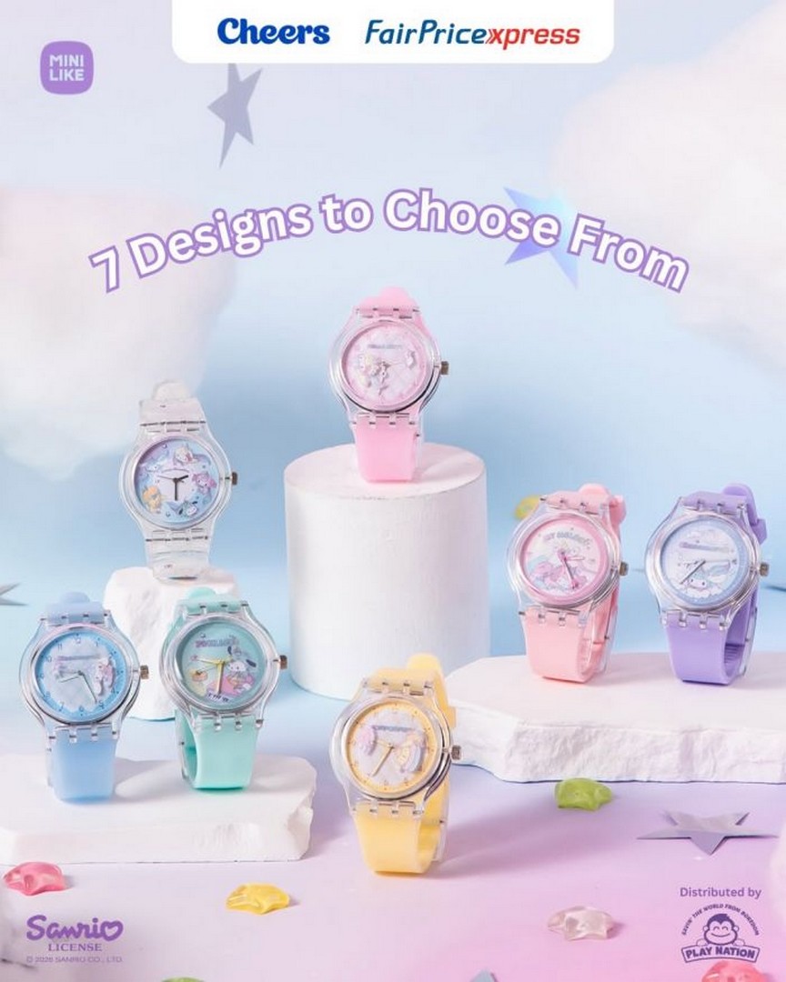 Cheers-FairPrice-Xpress-Promotion-Sanrio-Characters-Starry-3 6 August 2026 onwards: Cheers & FairPrice Xpress Promotion: Sanrio Characters Starry Wish Fairytales Series Watch Official Licensed Collectible Timepieces