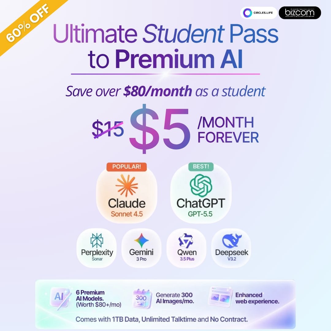 Circles.Life-5-month-AI-Student-Bundle-Promotion 1 August-4 November 2026: Circles.Life: $5/month AI Student Bundle Promotion with Premium AI Tools, 1TB Data and Unlimited Talktime for SMU Students