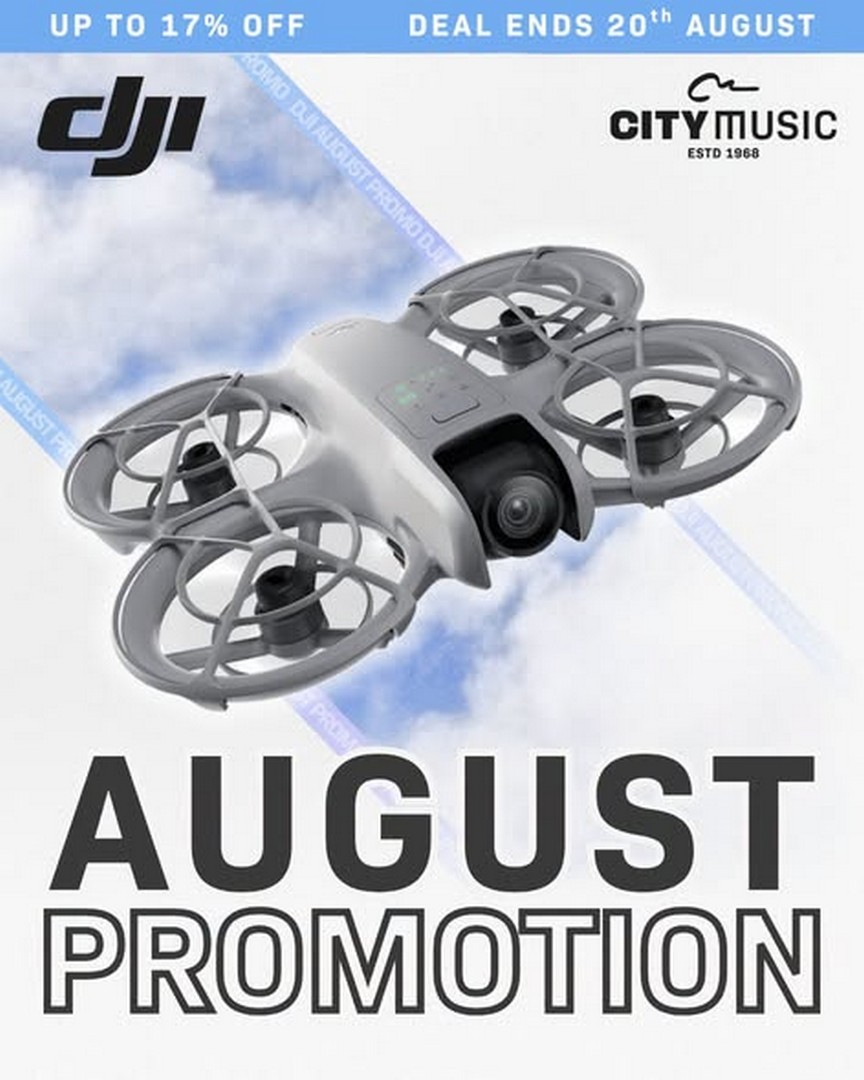 City-Music-Singapore-DJI-Seasonal-Deals-with-Up-to-17-OFF 11-20 August 2026: City Music Singapore: DJI Seasonal Deals with Up to 17% OFF Selected DJI Products: Limited-Time Sale Promotion