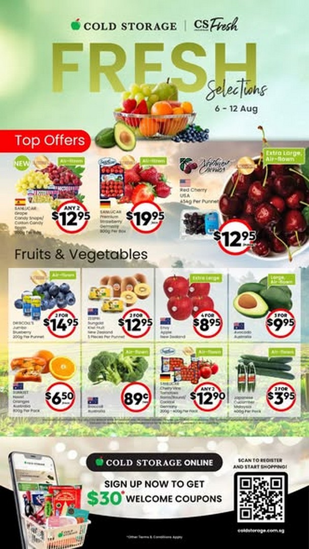 Cold-Storage-Singapore-Fresh-Selections-Promotion 7-12 August 2026: Cold Storage Singapore: Fresh Selections Promotion With Great Grocery Deals And Everyday Essentials Offers