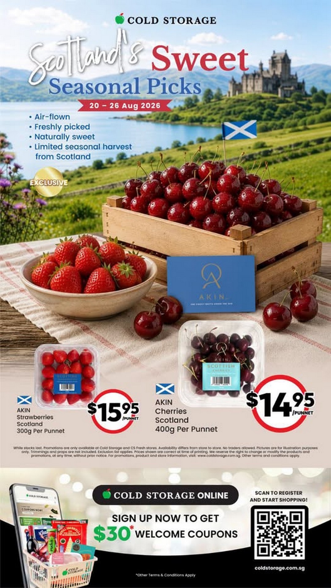 Cold-Storage-Singapore-Scotlands-Sweet-Seasonal-Picks-Promotion 20-26 August 2026: Cold Storage Singapore: Scotland’s Sweet Seasonal Picks Promotion with Fresh Strawberries and Cherries