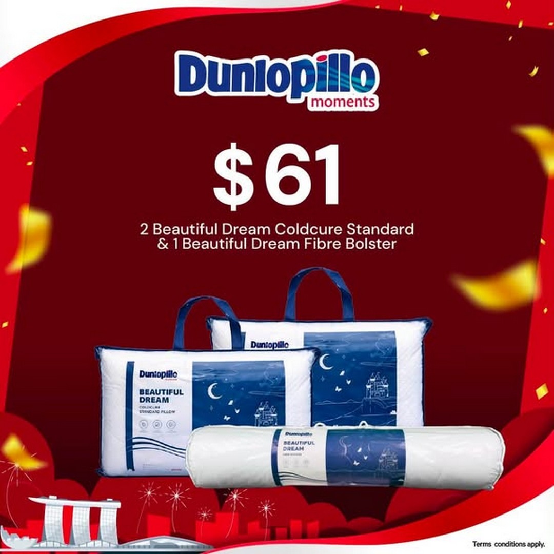 Dunlopillo-Singapore-National-Day-Sale-3 Now Till 11 August 2026: Dunlopillo Singapore National Day Sale Promotion, Enjoy Up To 61% Savings On Premium Mattresses And Sleep Essentials