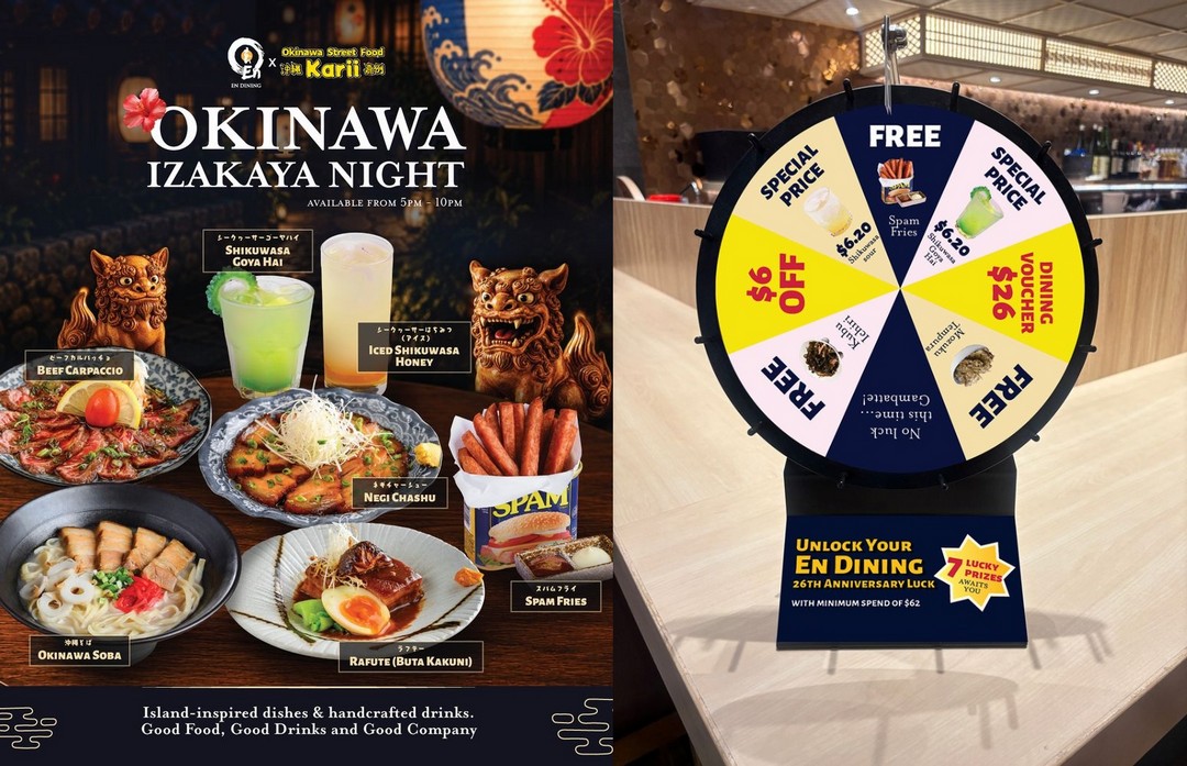 EN-Dining-Okinawa-Izakaya-Nights-with-Okinawan-Food 4 August-30 September 2026: EN Dining: Okinawa Izakaya Nights with Okinawan Food, Drinks, Sharing Sets and Luck Wheel Rewards