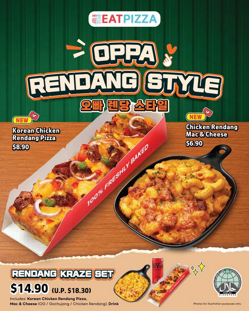 Eat-Pizza-Oppa-Rendang-Style-Promotion-with-Korean-Chicken 18 August-16 October 2026: Eat Pizza: Oppa Rendang Style Promotion with Korean Chicken Rendang Pizza from $8.90 and Set Meals from $14.90