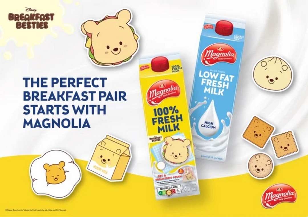 FN-MAGNOLIA-x-Disney-Breakfast-Besties-Promotion 25 August 2026 onwards: F&N MAGNOLIA x Disney Breakfast Besties Promotion: Collect 5 Limited-Edition Winnie the Pooh Drawstring Pouches