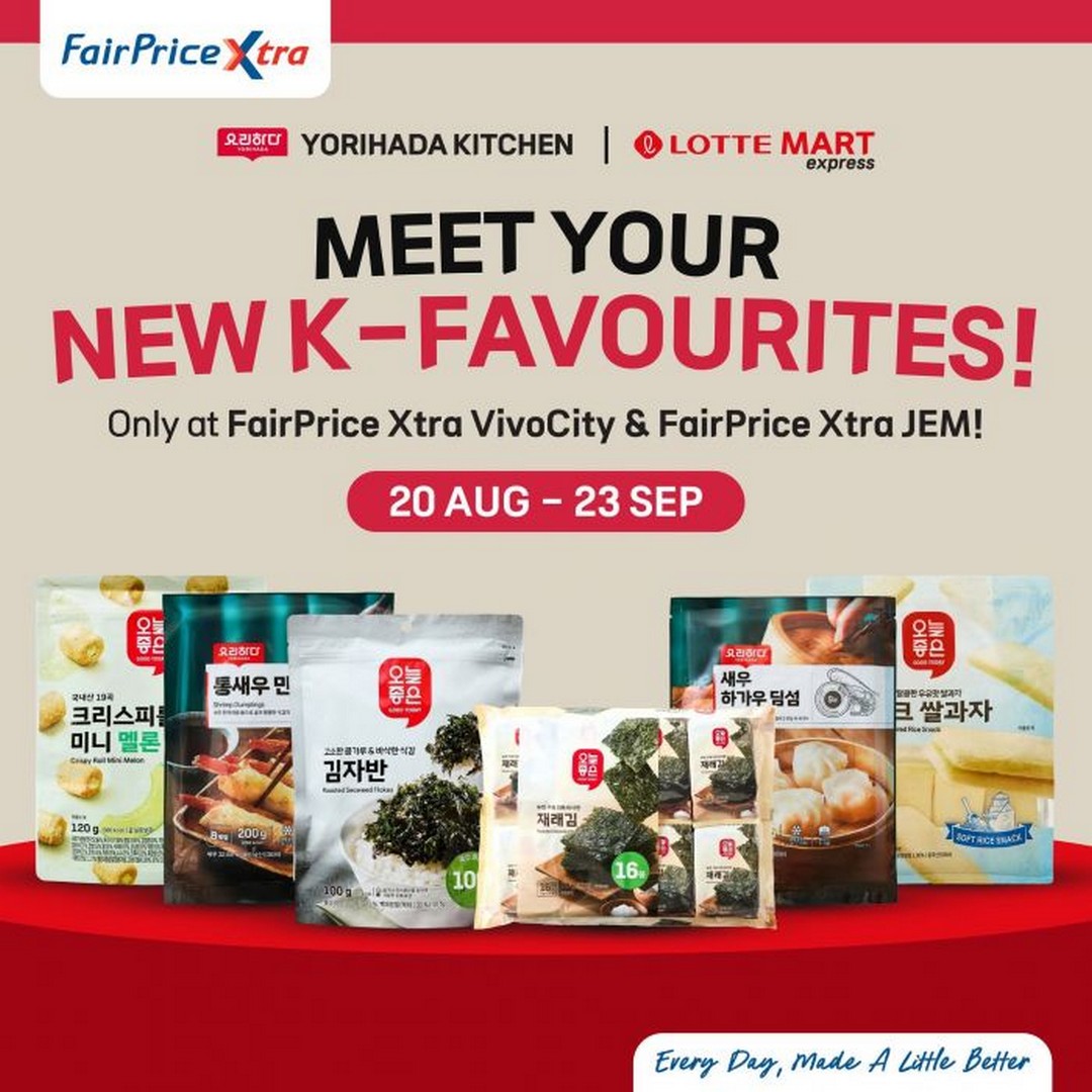 FairPrice-Xtra-Lotte-Mart-Express-New-K-Favourites-Promotion 20 August-23 September 2026: FairPrice Xtra Lotte Mart Express New K-Favourites Promotion, Korean Snacks and Frozen Food from $3.65