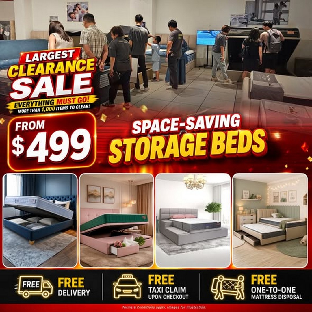 Four-Star-Mattress-Largest-Clearance-Sale-at-SAFRA-Choa-Chu-Kang-3 27-30 August 2026: Four Star Mattress Largest Clearance Sale at SAFRA Choa Chu Kang – Up to 90% Off Mattresses, Beds, Sofas & More