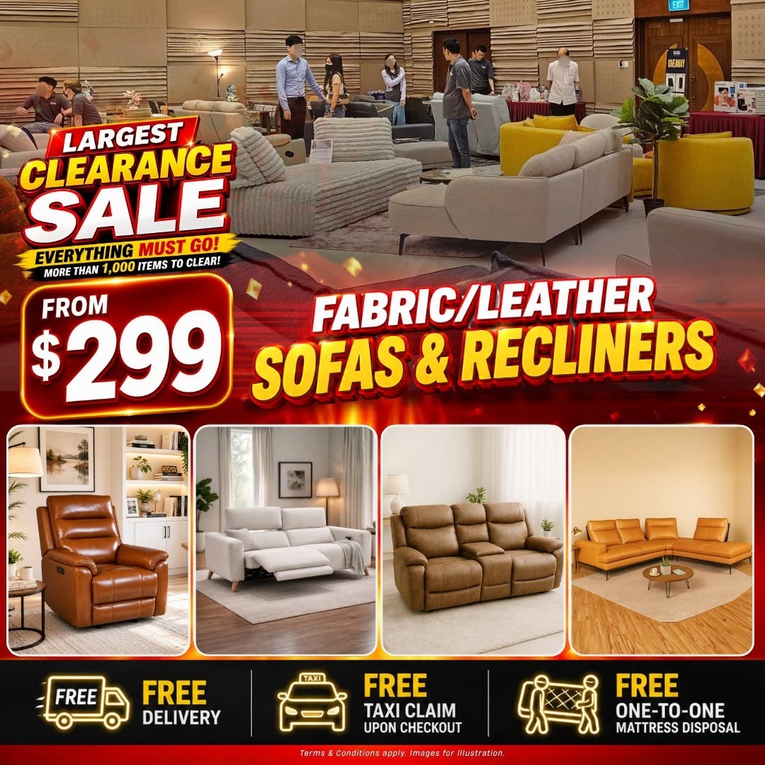 Four-Star-Mattress-Largest-Clearance-Sale-at-SAFRA-Choa-Chu-Kang-4 27-30 August 2026: Four Star Mattress Largest Clearance Sale at SAFRA Choa Chu Kang – Up to 90% Off Mattresses, Beds, Sofas & More