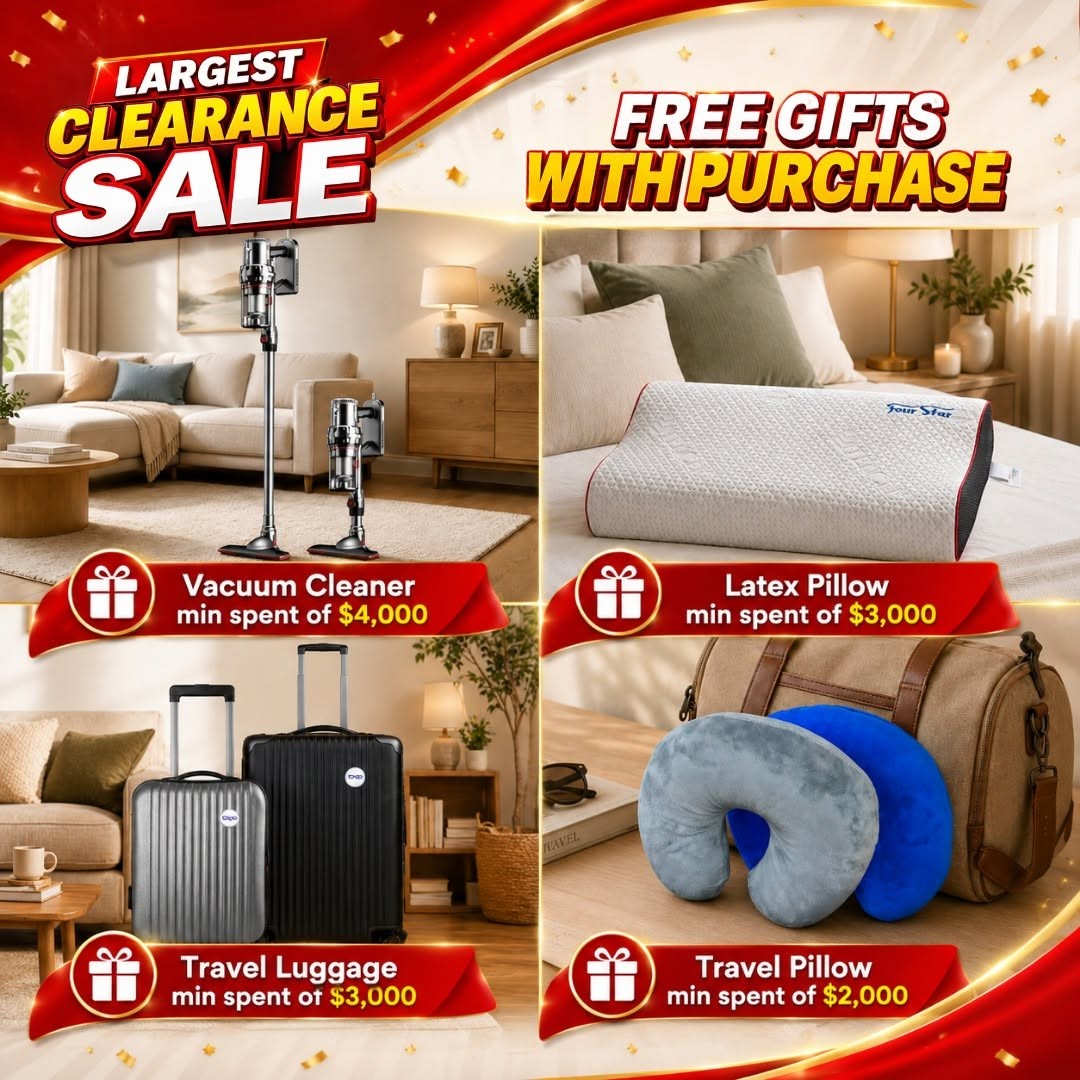 Four-Star-Mattress-Largest-Clearance-Sale-at-SAFRA-Choa-Chu-Kang-6 27-30 August 2026: Four Star Mattress Largest Clearance Sale at SAFRA Choa Chu Kang – Up to 90% Off Mattresses, Beds, Sofas & More