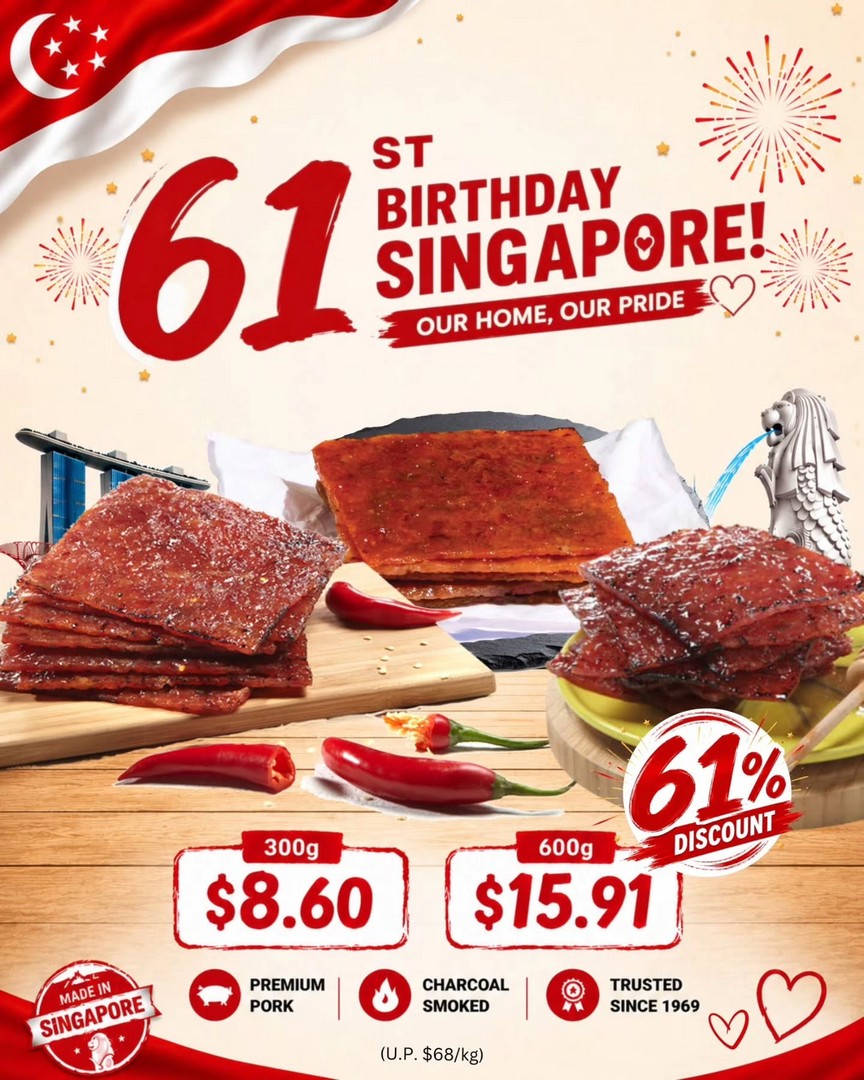 Fragrance-Bakkwa-Singapore-SG61-Promotion 1-31 August 2026: Fragrance Bakkwa Singapore SG61 Promotion: Enjoy 61% Off Selected Bak Kwa From $8.60