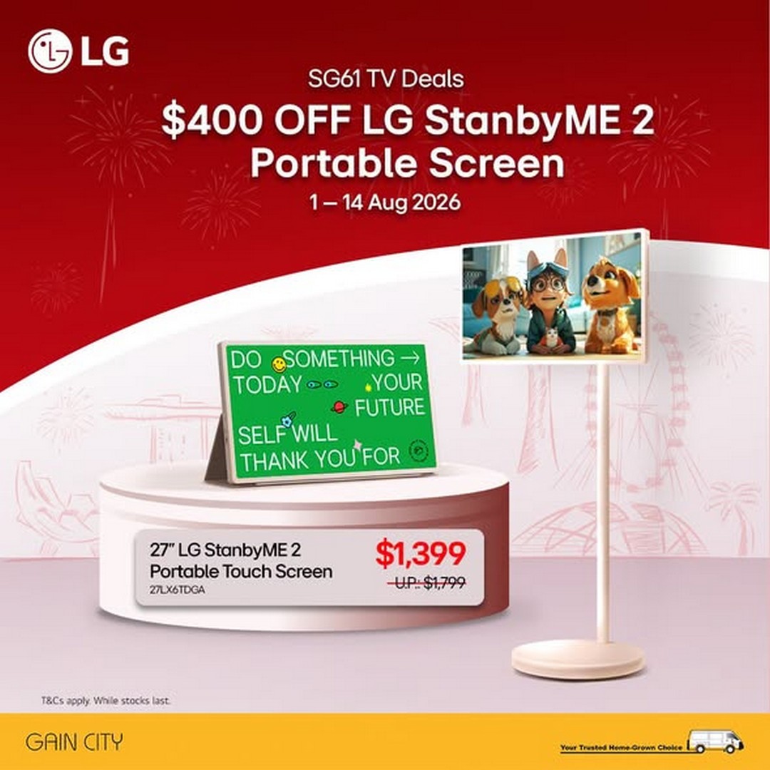 Gain-City-SG61-LG-TV-Promotion-–-Save-More-with-Discounts-4 Now till 14 August 2026: Gain City SG61 LG TV Promotion – Save More with Discounts and Free Gifts Worth Up to $1,388