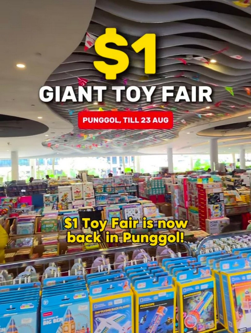 Giant-Singapore-1-Giant-Toy-Fair-at-SAFRA-Punggol 17-23 August 2026: Giant Singapore: $1 Giant Toy Fair at SAFRA Punggol: Family Fun Festival Promotion