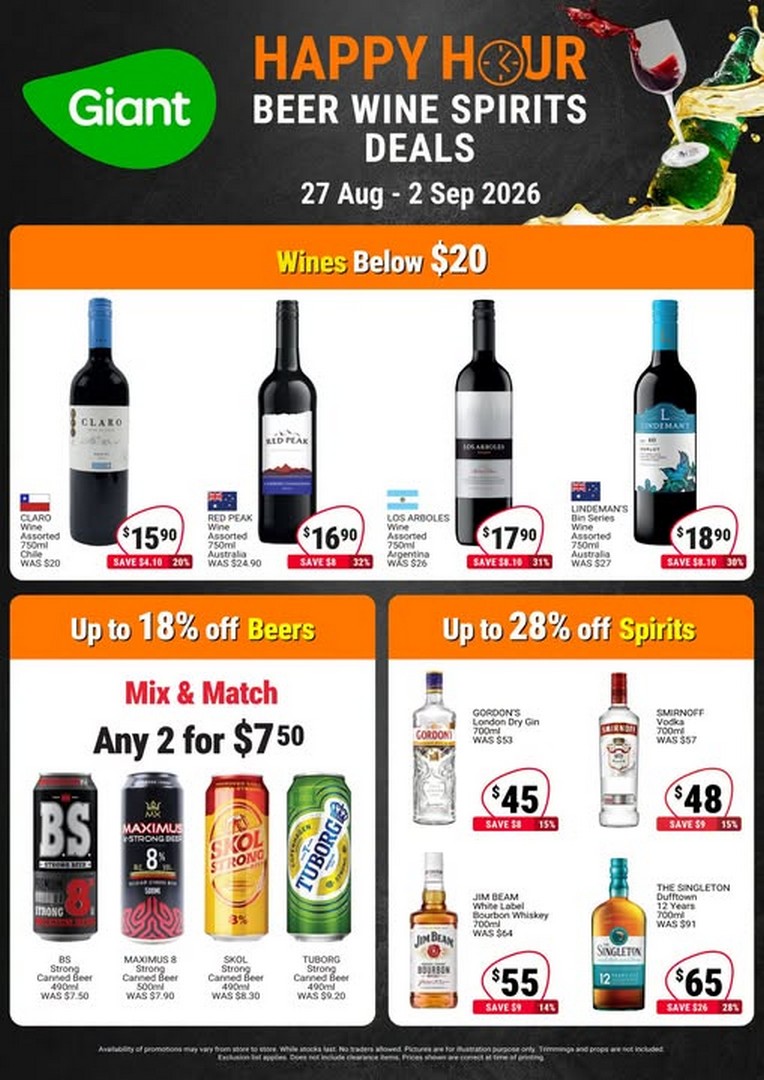 Giant-Singapore-Happy-Hour-Deals-with-Wines-Below 27 August-2 September 2026: Giant Singapore: Happy Hour Deals with Wines Below $20, Up to 28% Off Spirits and 18% Off Beers